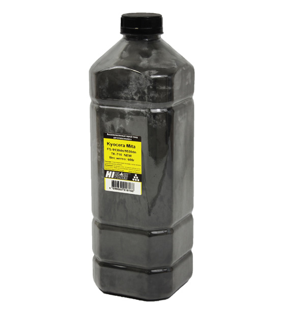 Тонер Hi-Black для Kyocera FS-9130dn/9530dn (TK-710), Bk, 600 г, канистра